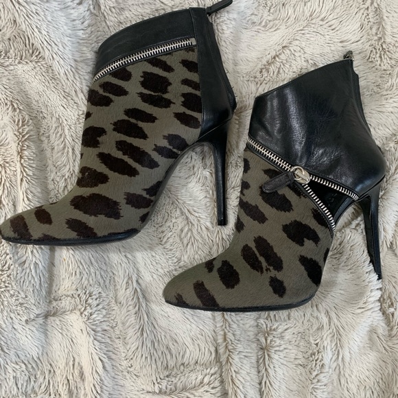 Barbara Bui Shoes - Barbara Bui animal print boots.FLASH SALE ! $89!